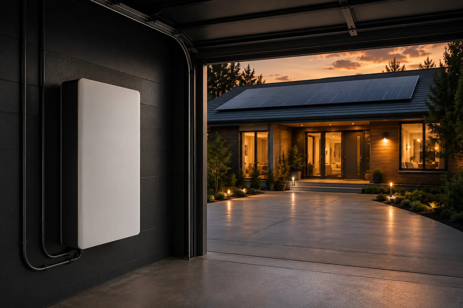 Home battery storage unit